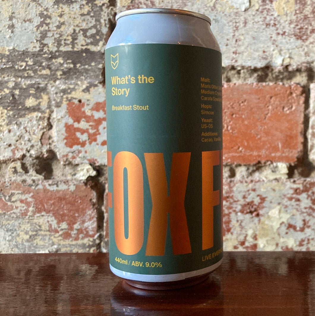 Fox Friday What’s The Story Breakfast Stout