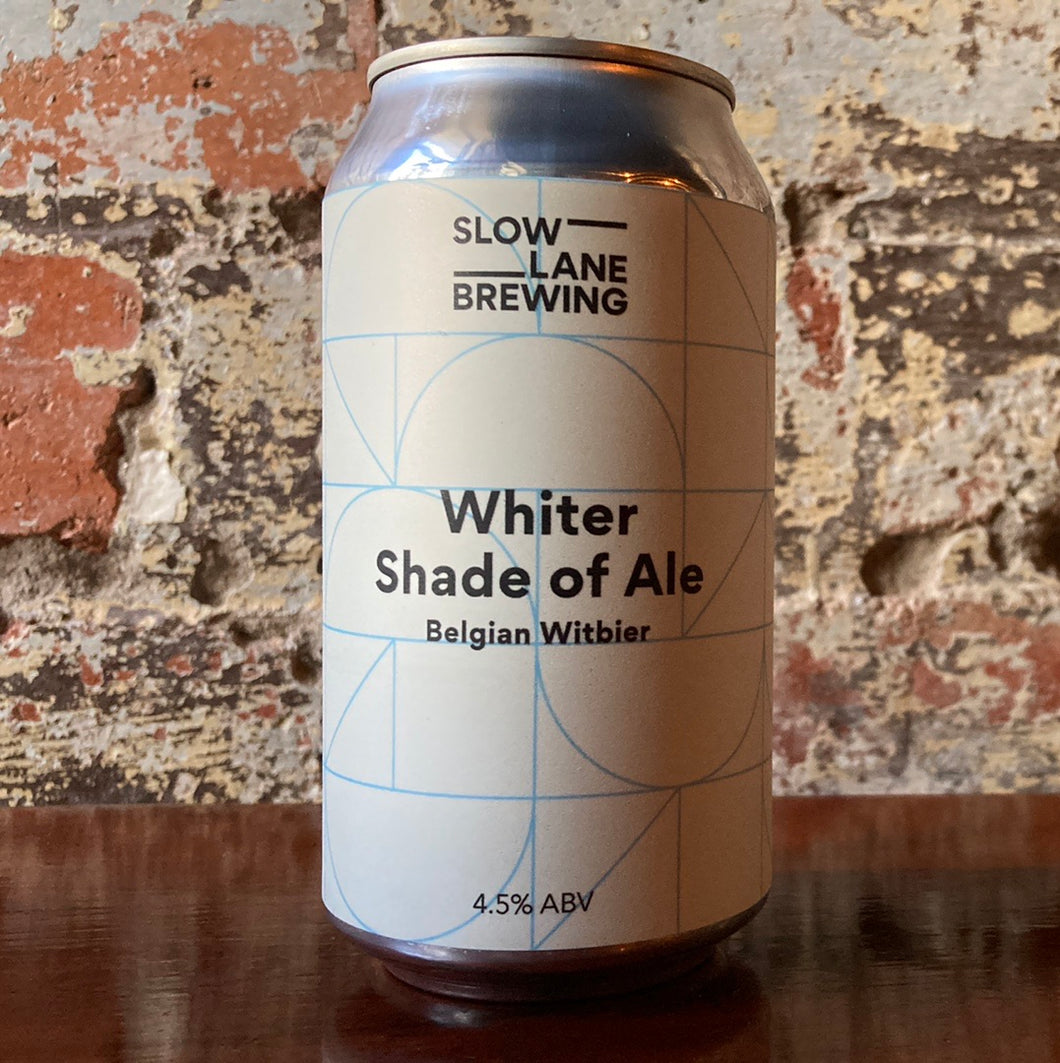 Slow Lane Whiter Shade Of Ale Belgian Witbier