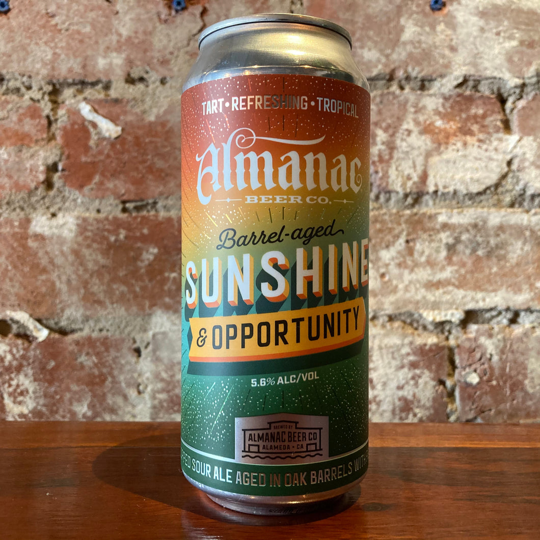 Almanac Sunshine & Opportunity BA Dry Hopped Saison w/ Pear Juice