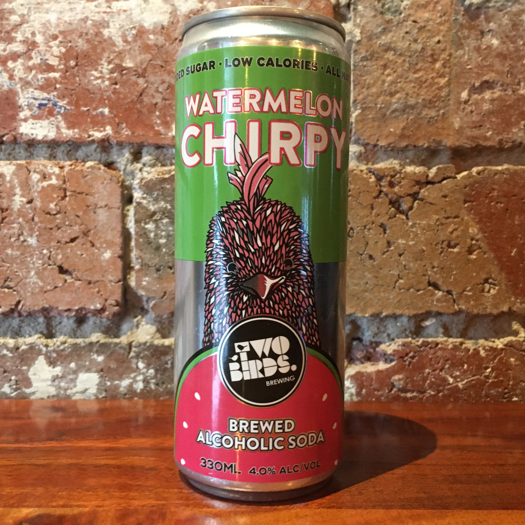 Two Birds Chirpy Watermelon Alcoholic Soda