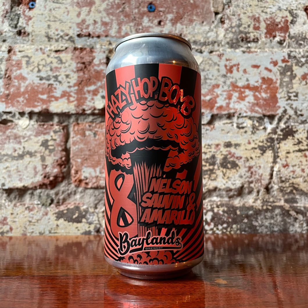 Baylands Hazy Hop Bomb #8 “Nelson Sauvin & Amarillo” Hazy Pale Ale