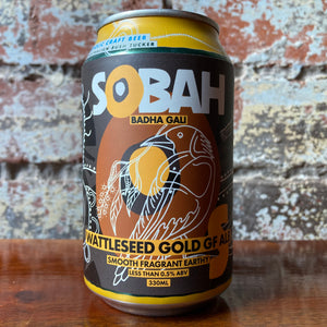 Sobah Wattleseed Gold Stout (Non-Alc/Gluten Free)