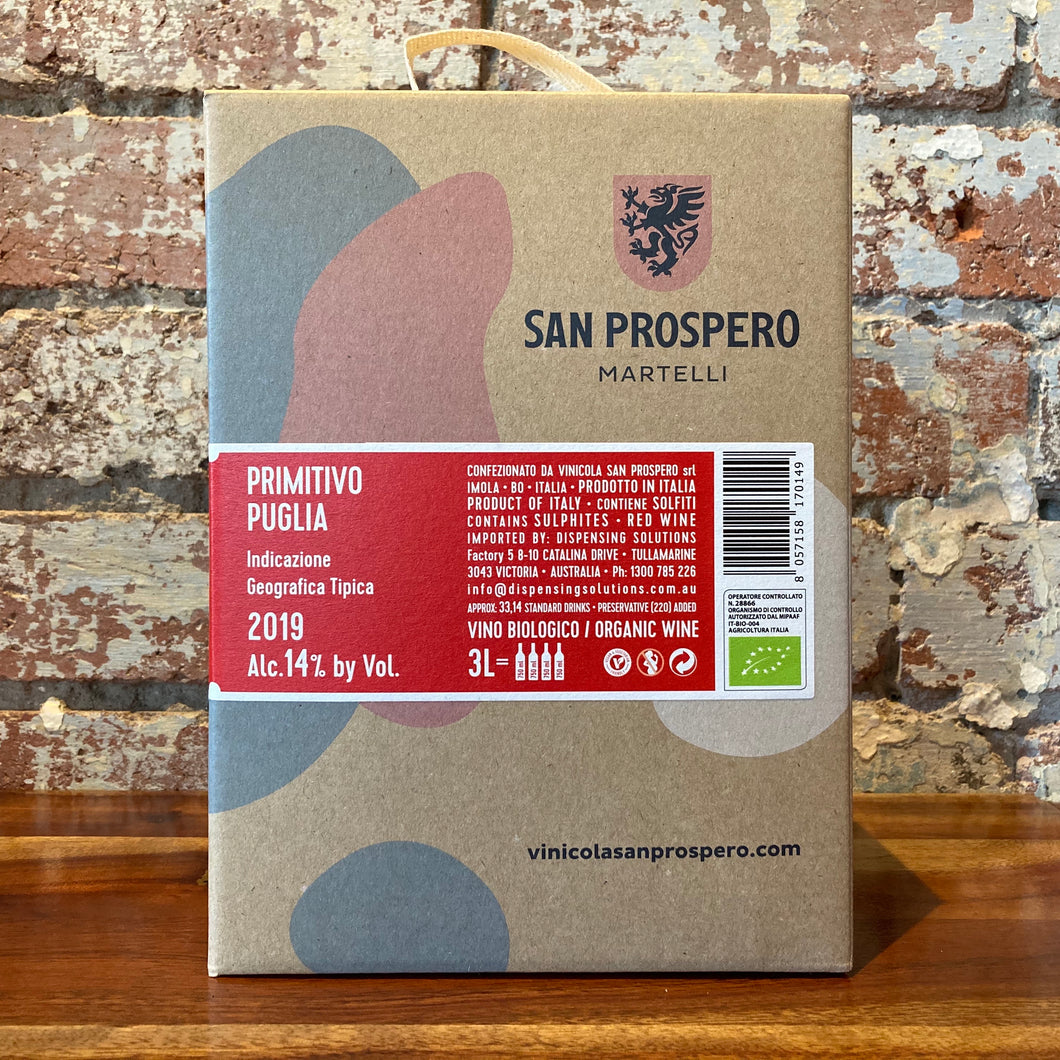 San Prospero Primitivo Puglia IGT 2019
