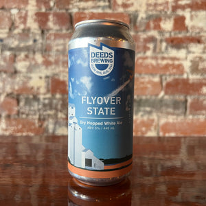 Deeds Flyover State Dry Hopped White Ale