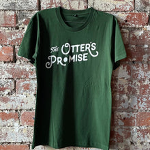 Load image into Gallery viewer, Otter’s Promise Forest Green Logo T-Shirt
