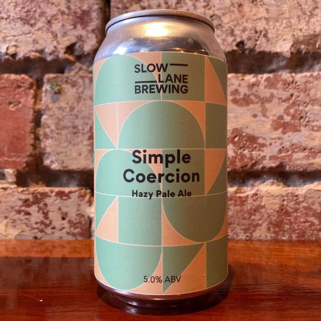 Slow Lane Simple Coercion Hazy Pale Ale