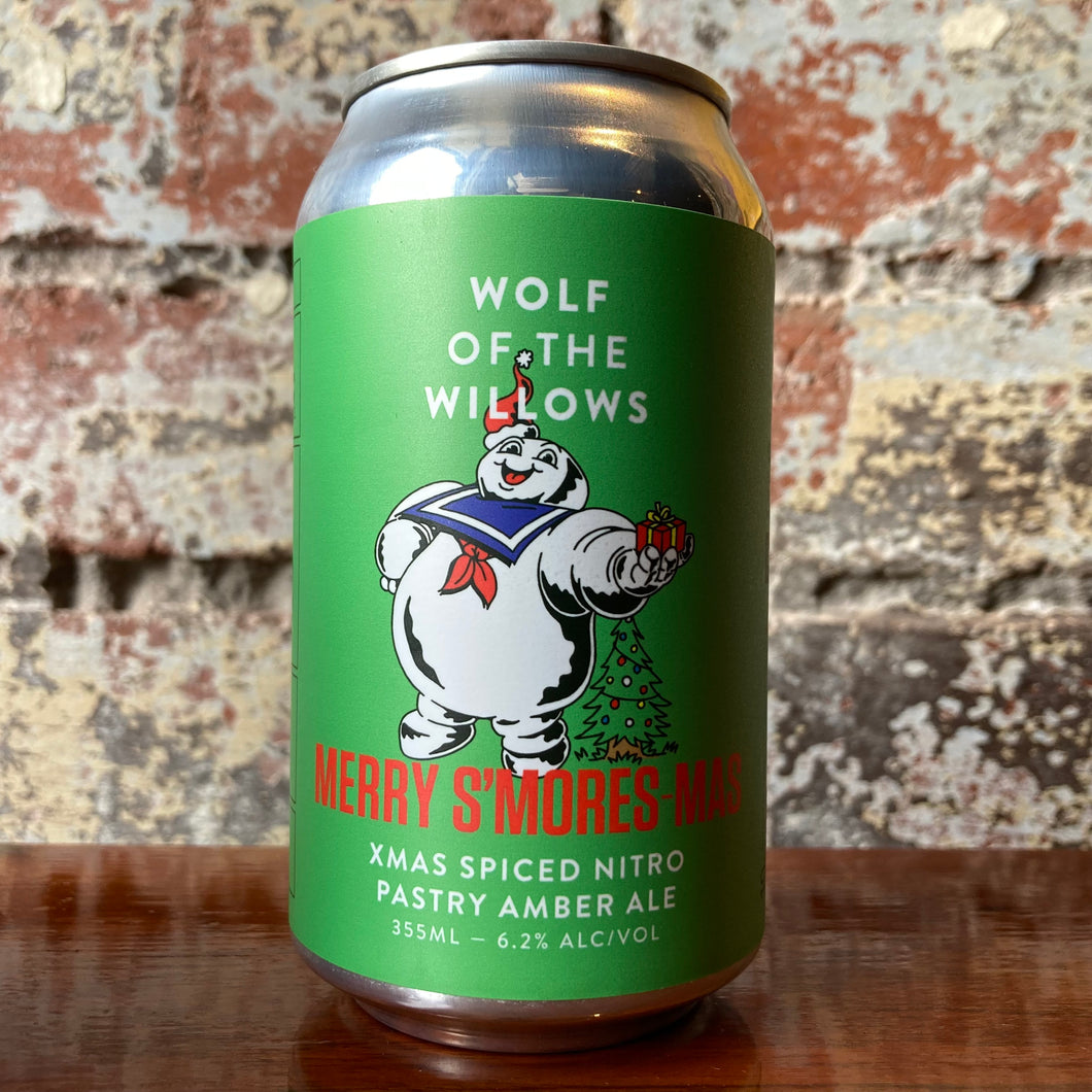 Wolf of the Willows Merry S’mores-Mas Xmas Spiced Nitro Amber Ale