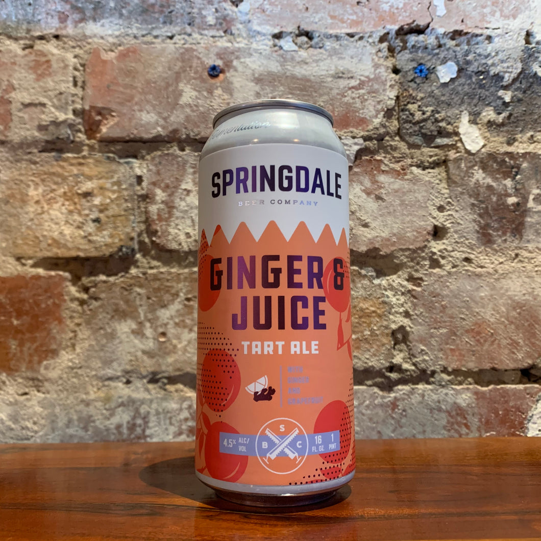 Springdale Ginger & Juice Tart Ale