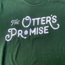 Load image into Gallery viewer, Otter’s Promise Forest Green Logo T-Shirt
