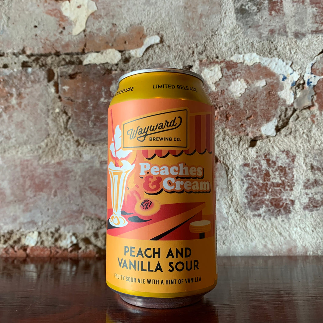 Wayward Peaches and Cream Peach and Vanilla Sour