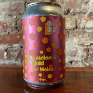 One Drop Watermelon & Marigold Berliner Weisse