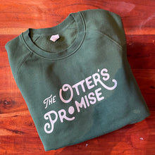Load image into Gallery viewer, Otter’s Promise Forest Green Jumper

