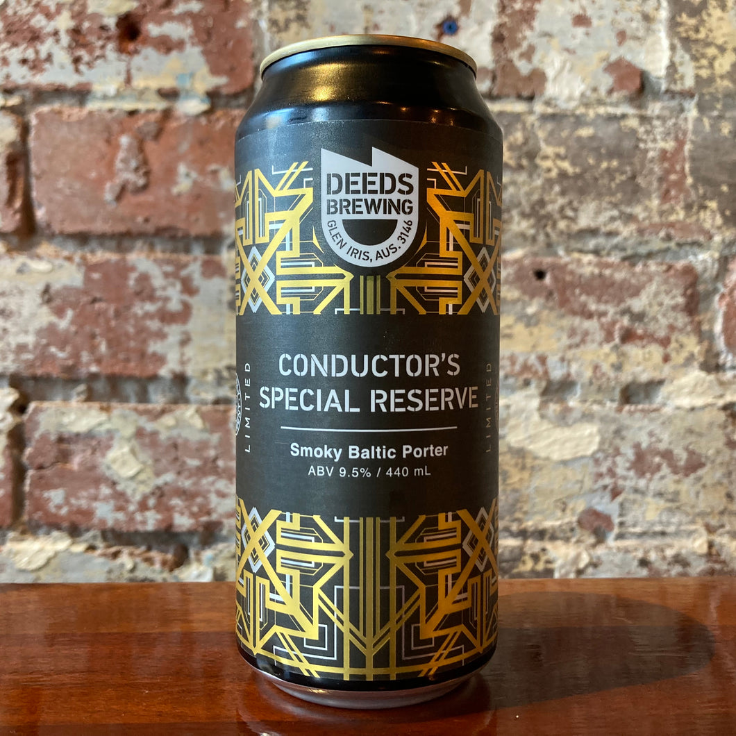 Deeds Conductor’s Special Reserve Smokey Baltic Porter 2021