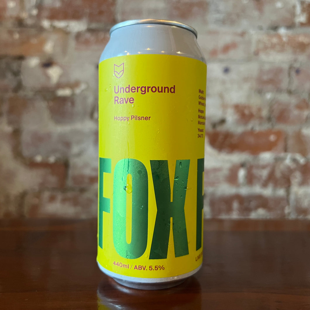 Fox Friday Underground Rave Hoppy Pilsner