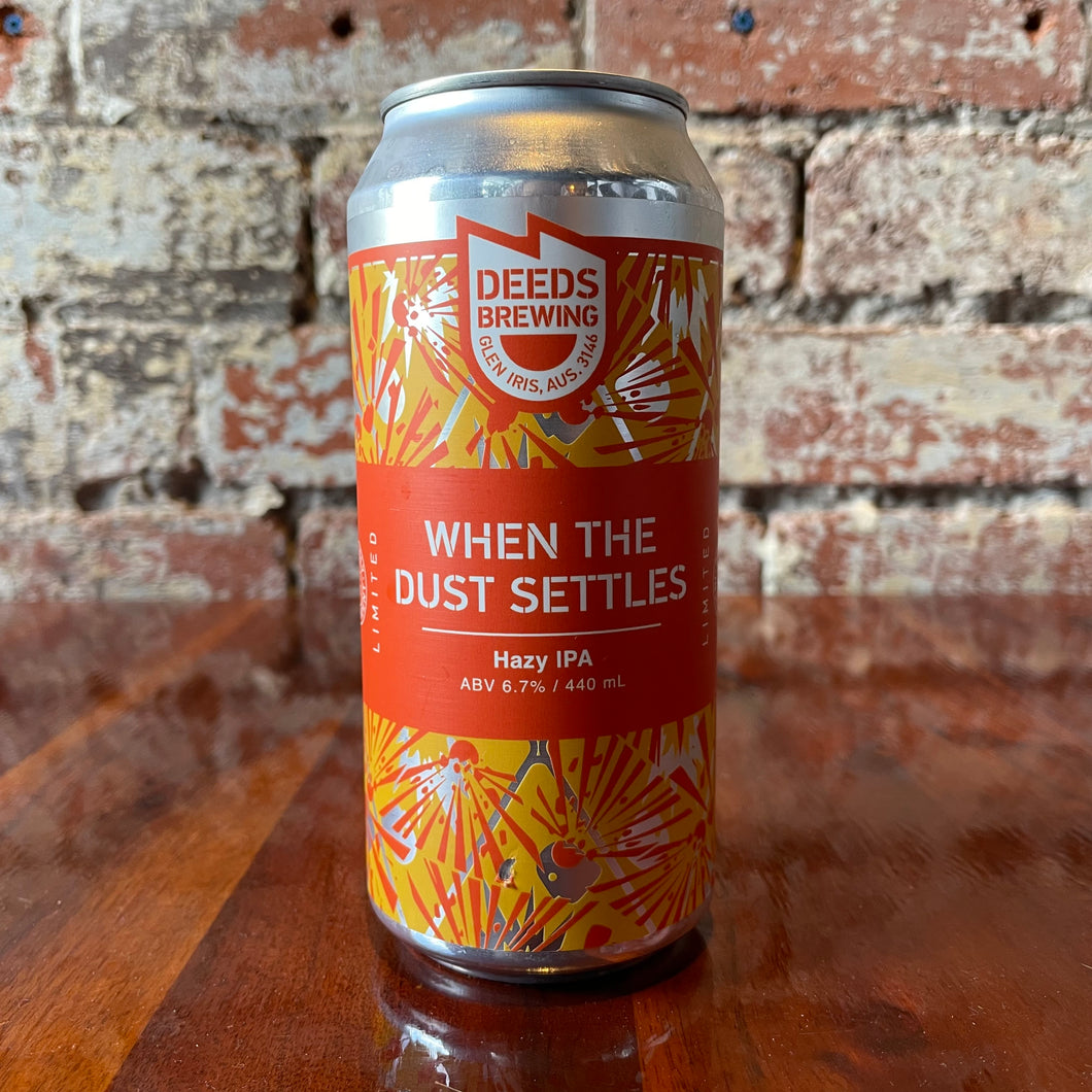 Deeds When the Dust Settles Hazy IPA