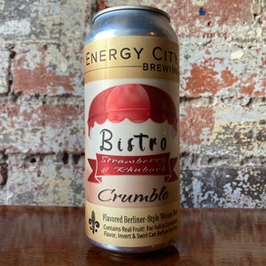 Energy City Bistro Crumble Strawberry & Rhubarb Berliner Weisse Sour
