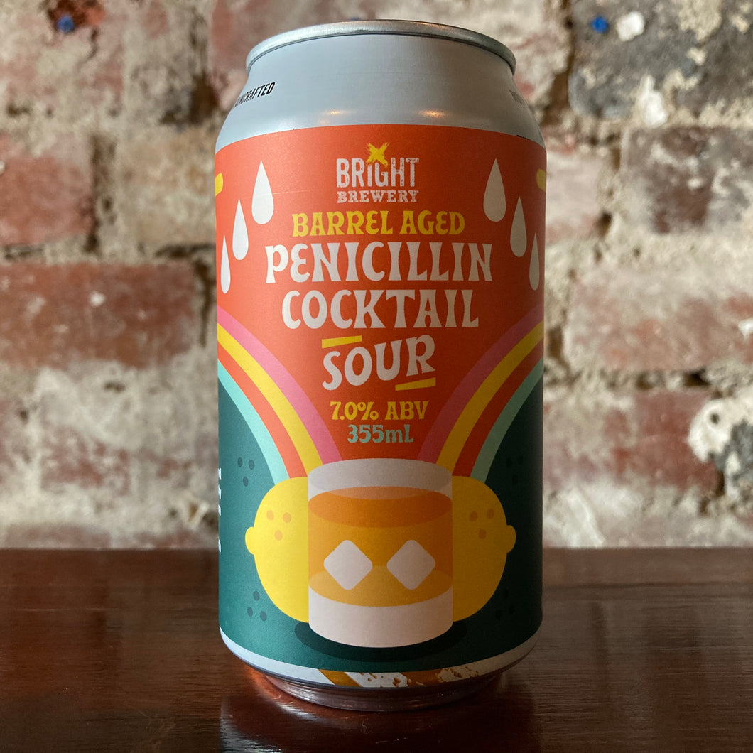 Bright Barrel Aged Penicillin Cocktail Sour