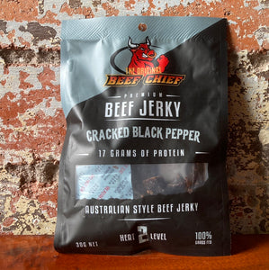 Beef Chief Cracked Black Pepper Jerky