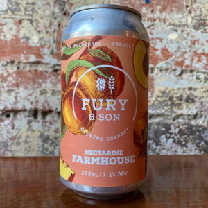 Fury & Son Nectarine Farmhouse Ale