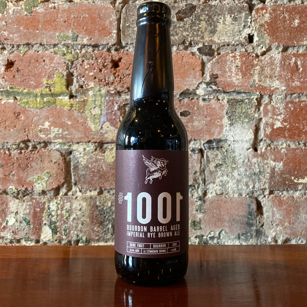 New England #1001 Bourbon BA Imperial Rye Brown Ale