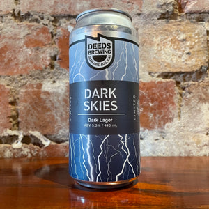 Deeds Dark Skies Dark Lager