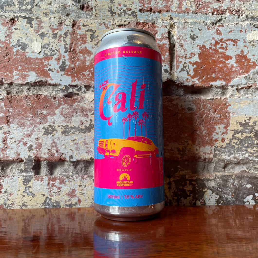 Mountain Culture Back To Cali West Coast IPA