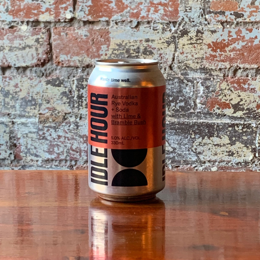 Idle Hour Vodka + Sour With Lime and Bramble Bush