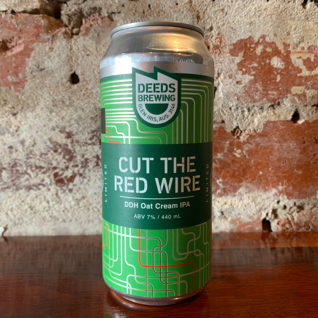 Deeds Cut The Red Wire DDH Oat Cream IPA