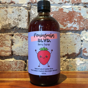 Peninsula BLVD Mixed Berry Soda Syrup & Spirit Mixer