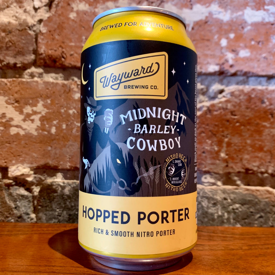 Wayward Midnight Barley Cowboy Hopped Nitro Porter