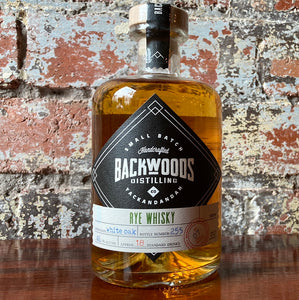 Backwoods Rye Whiskey Batch #7 - White Oak