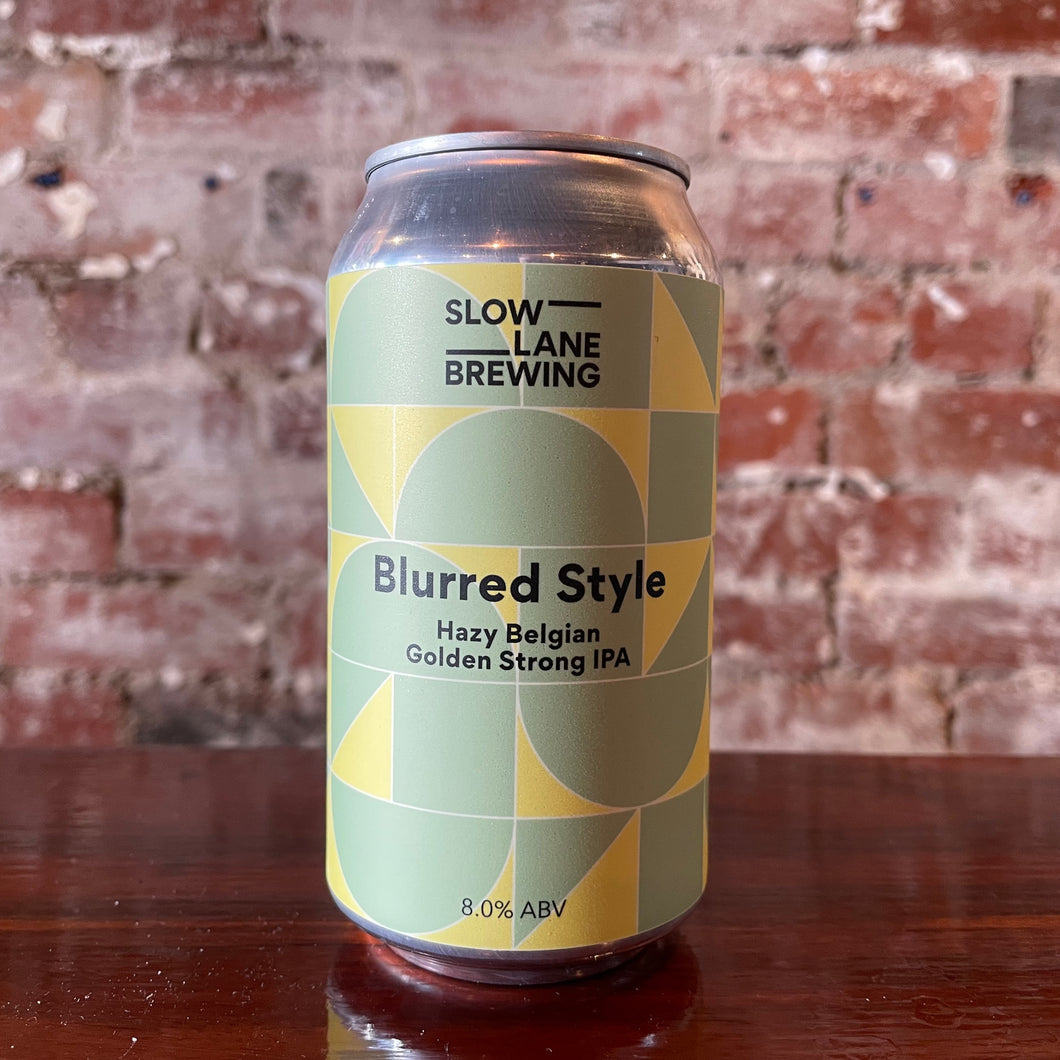 Slow Lane Blurred Style Hazy Belgian Golden Strong IPA