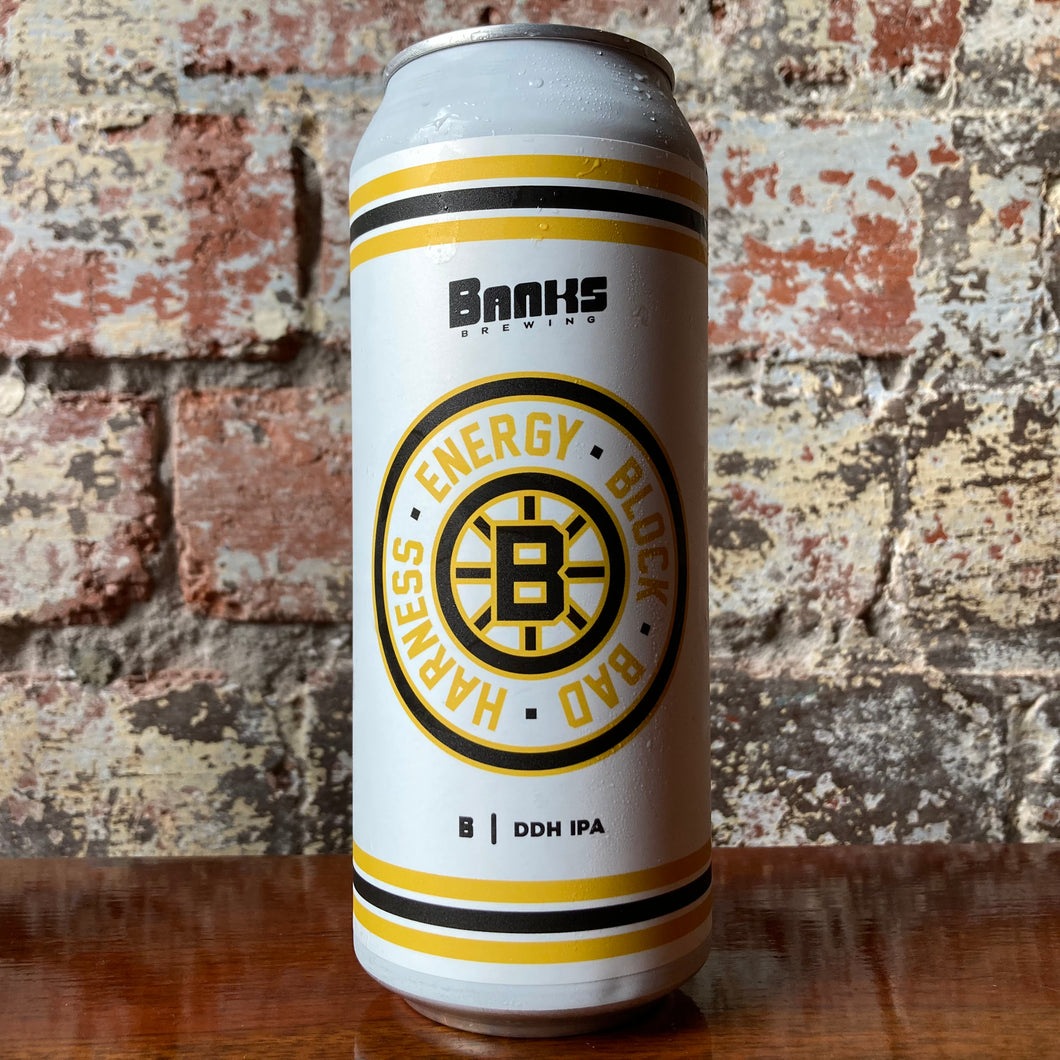 Banks Brewing Harness Energy Block Bad DDH IPA