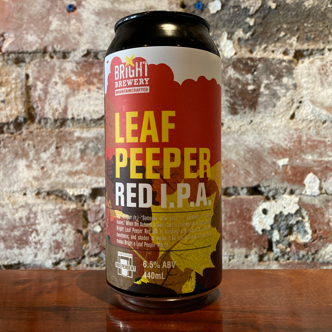 Bright Leaf Peeper Red IPA