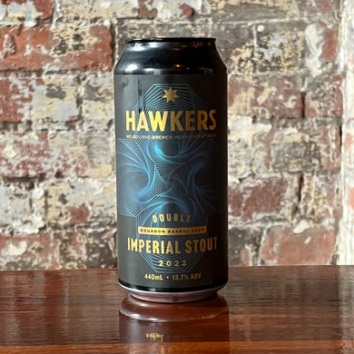 Hawkers Beer Double Bourbon Barrel Aged - Imperial Stout (2022)