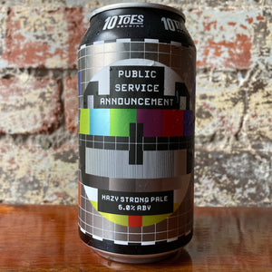 10 Toes Public Service Announcement Hazy Strong Pale IPA