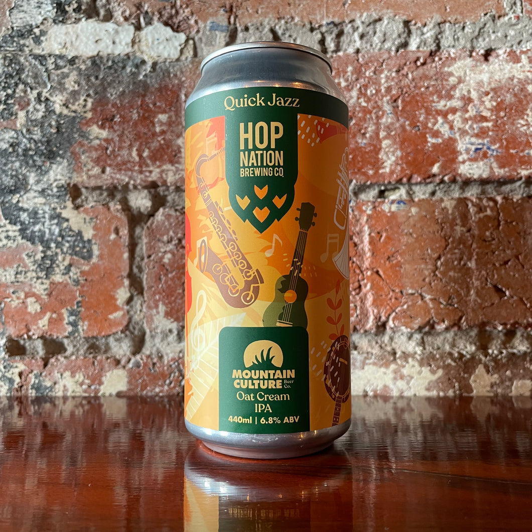 Hop Nation x MCBC Quick Jazz Oat Cream IPA