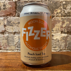 Moon Dog Fizzer Peach Ice Tea Alcoholic Seltzer