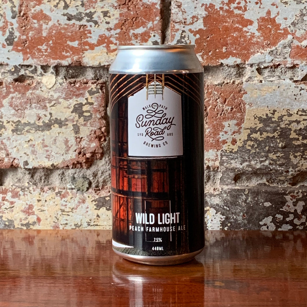 Sunday Road Wild Light Peach Farmhouse Ale
