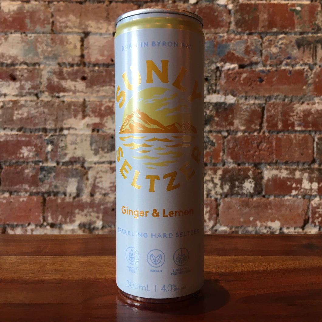 Sunly Seltzer Ginger & Lemon