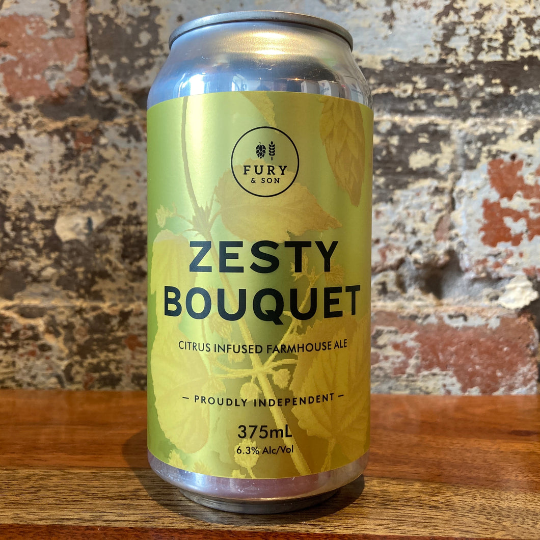 Fury & Son Zesty Bouquet Citrus Infused Farmhouse Ale