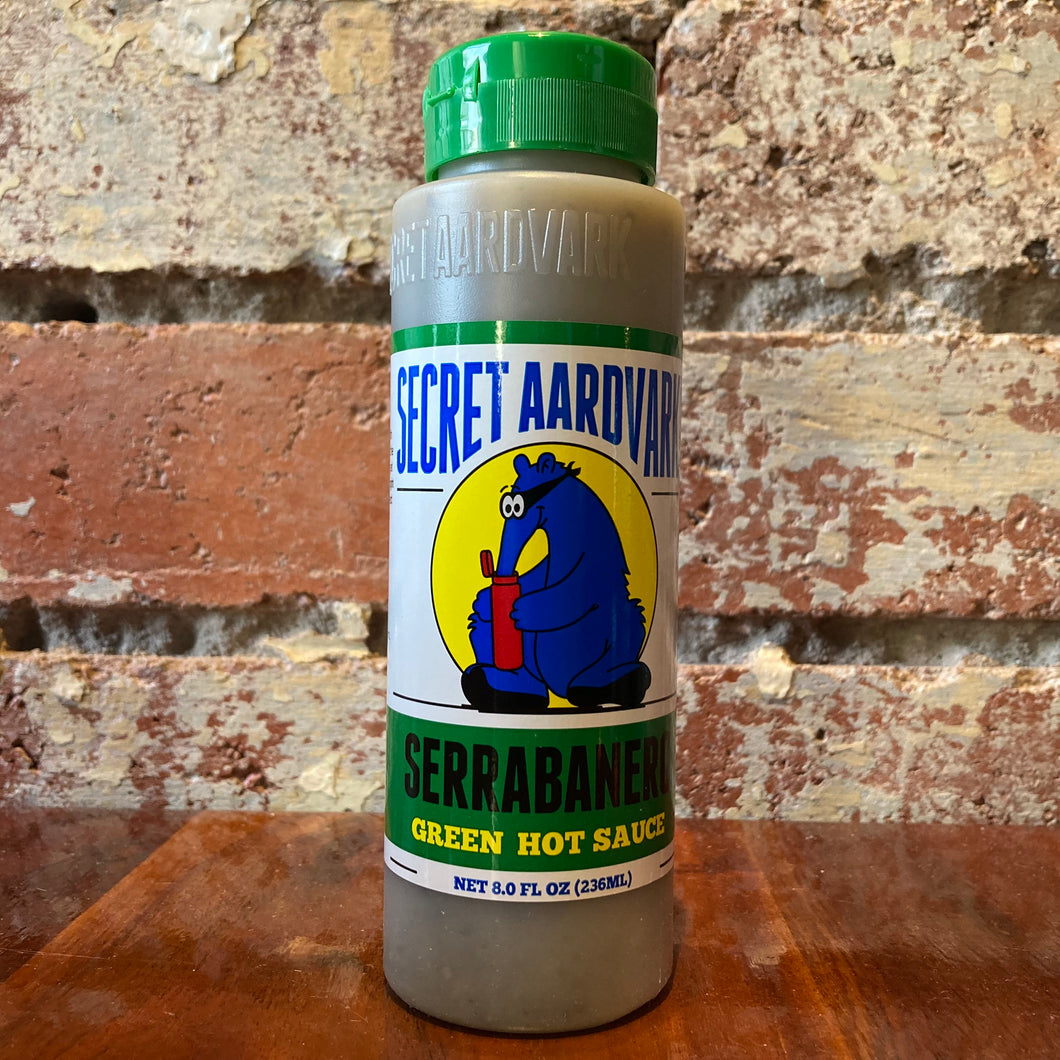 Secret Aardvark Serrabanero Green Hot Sauce