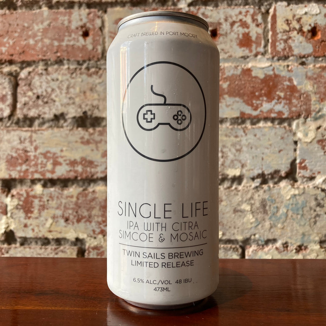 Twin Sails - Single Life IPA with Citra, Simcoe, Mosaic