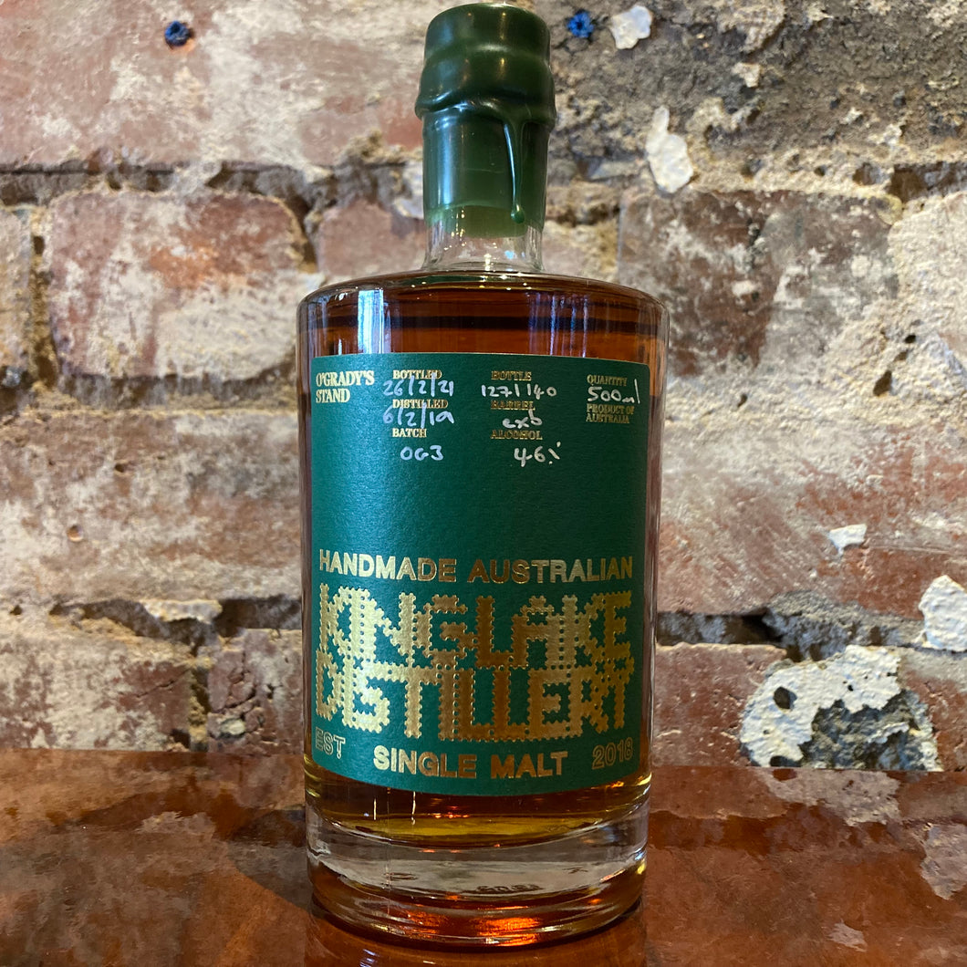 Kinglake Distillery O’Grady’s Stand Single Malt Whisky Batch #3