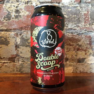 8 Wired Double Scoop Raspberry Chocolate Brownie Pastry Stout