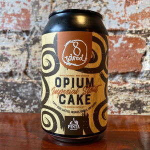 8 Wired Opium Cake Imperial Milk Stout w/ Poppy Seeds, Lactose, Oranges, Vanilla & Raisins