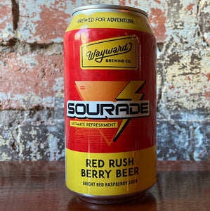 Wayward Sourade Red Rush Berry Beer Bright Red Sour Gose