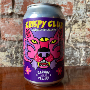 Garage Project Crispy Club Canister Lupus Unfiltered Lager