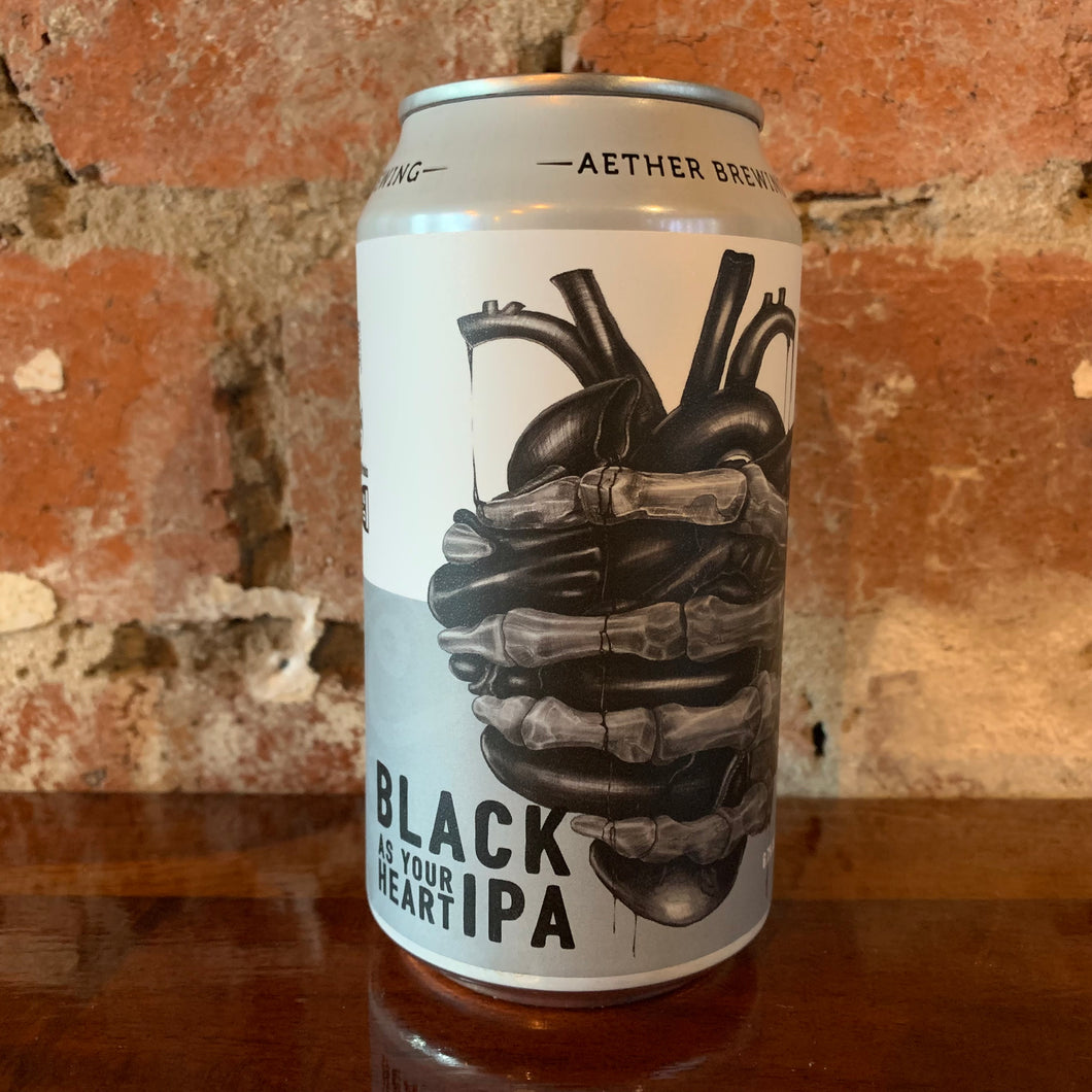Aether Brewing Black As Your Heart IPA