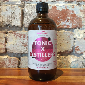 That Spirited Lot Kinda Sweet Tonic Mixer Syrup